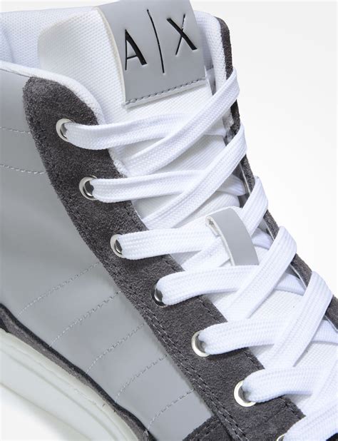 armani exchange origin shoes|armani exchange shoes high top.